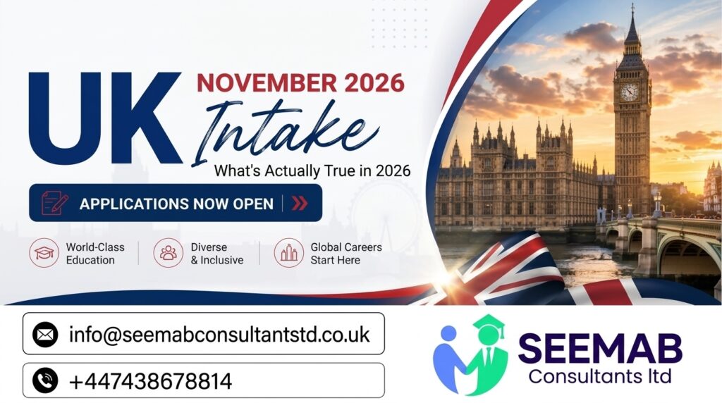 November Intake in birmingham