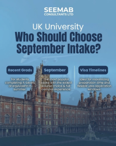 Choose September Intake