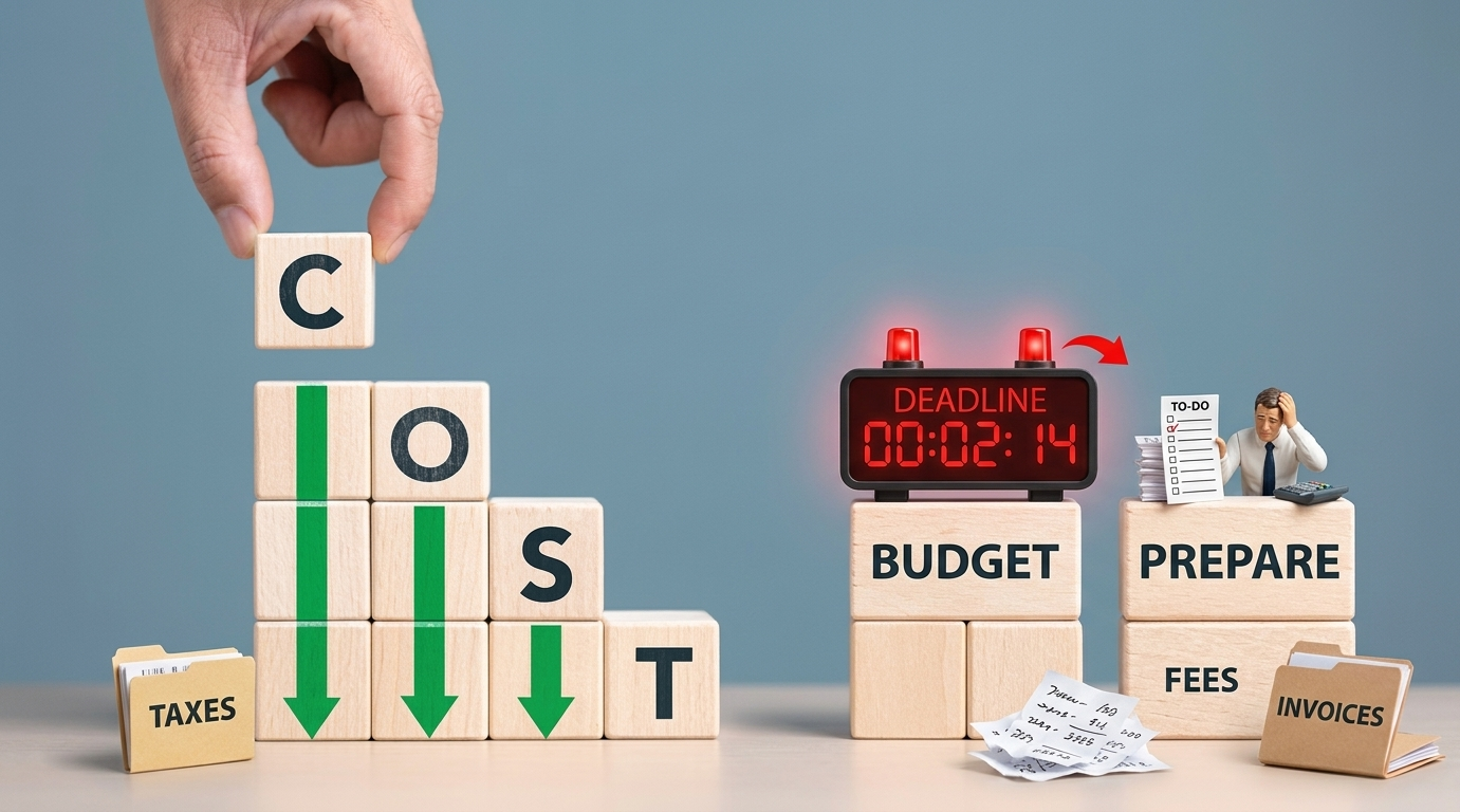 Costs to Budget For Before the Deadline